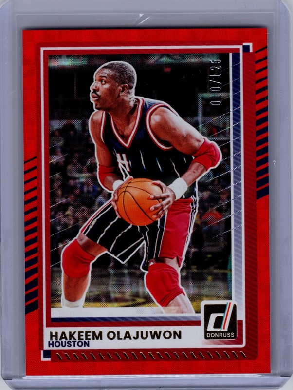 HAKEEM OLAJUWON 2025-26 DONRUSS HYPER /125 #135 BASKETBALL HOUSTON Q0154