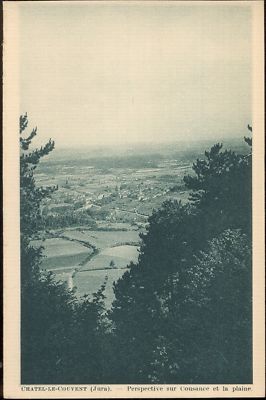 39 - postcard - CHATEL LE CONVENT - Perspective sur Cousance