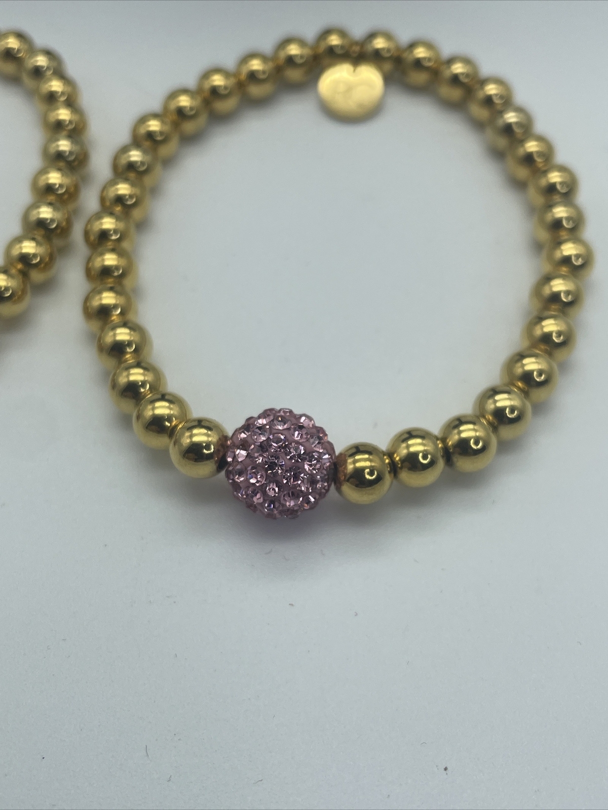 2 Rustic Cuff Pink Ireland Mini Stretch Gold Tone… - image 6