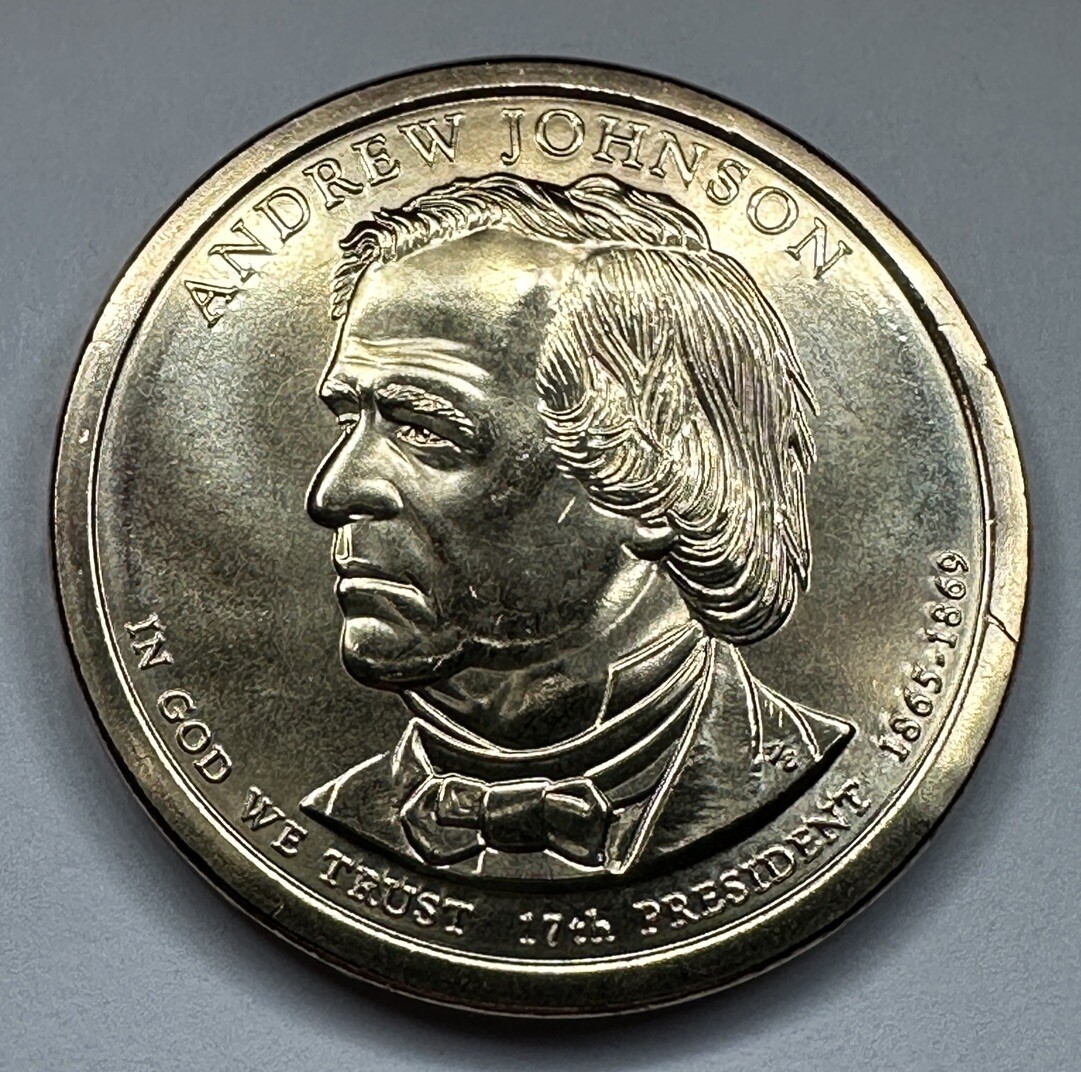 2011-D Andrew Johnson Presidential $1 Dollar Coin from US Mint Set