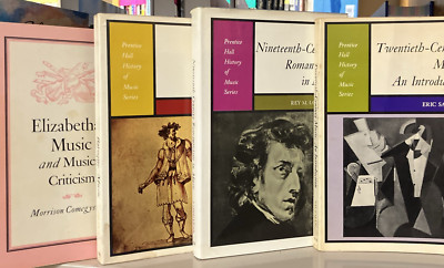Prentice Hall History of Music 19th 20th Century Baroque Elizabethan (Lot of 4)