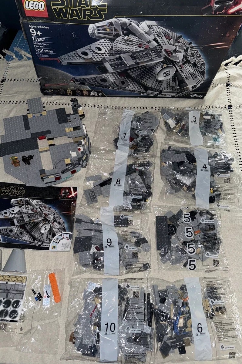 LEGO Star Wars Millennium Falcon 75257 (Bags Built Bags 3-10