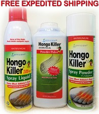 HONGO KILLER Nail ANTIFUNGAL SPRAY POWDER BUNDLE Fungus Cure Athlete New 3 Pack