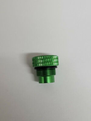 RACING GO KART MYCHRON 5 GREEN ALUMINUM PORT PLUG AIM MOTORSPORTS GAUGE MC5 NEW