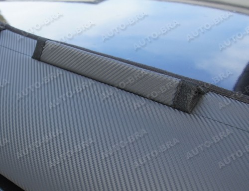Carbon BRA passt Nissan Navara III Pathfinder III 2004 - 2013 Steinschlagschutz - Picture 2 of 8