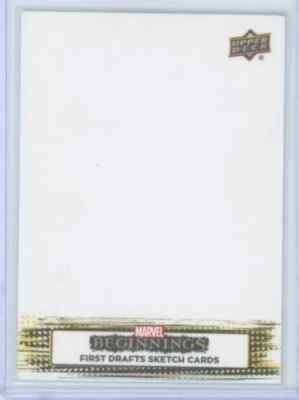 Marvel 2021 Upper Deck Beginnings Artist Sketch Card Blank 1/1 C4