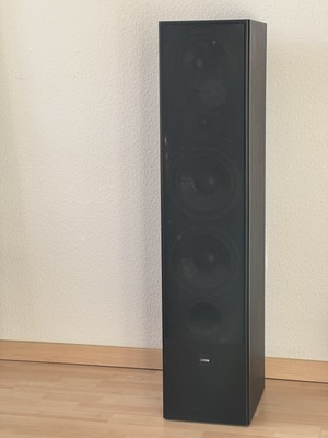 2x Vintage CANTON LE109 Standlautsprecher in edlem Schwarz