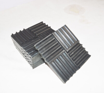 TECHTONGDA 6Pcs 6.6x6.6x0.7inch Solid Rubber Auto Lift Block Pad Brand New