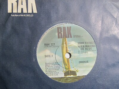 SMOKIE * 45 * Something's Been Making Me Blue * 1976 * VG++ New Zealand Vinyl