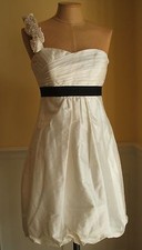 Women's White Dress by Phoebe Couture - Prom Dress - Size 2