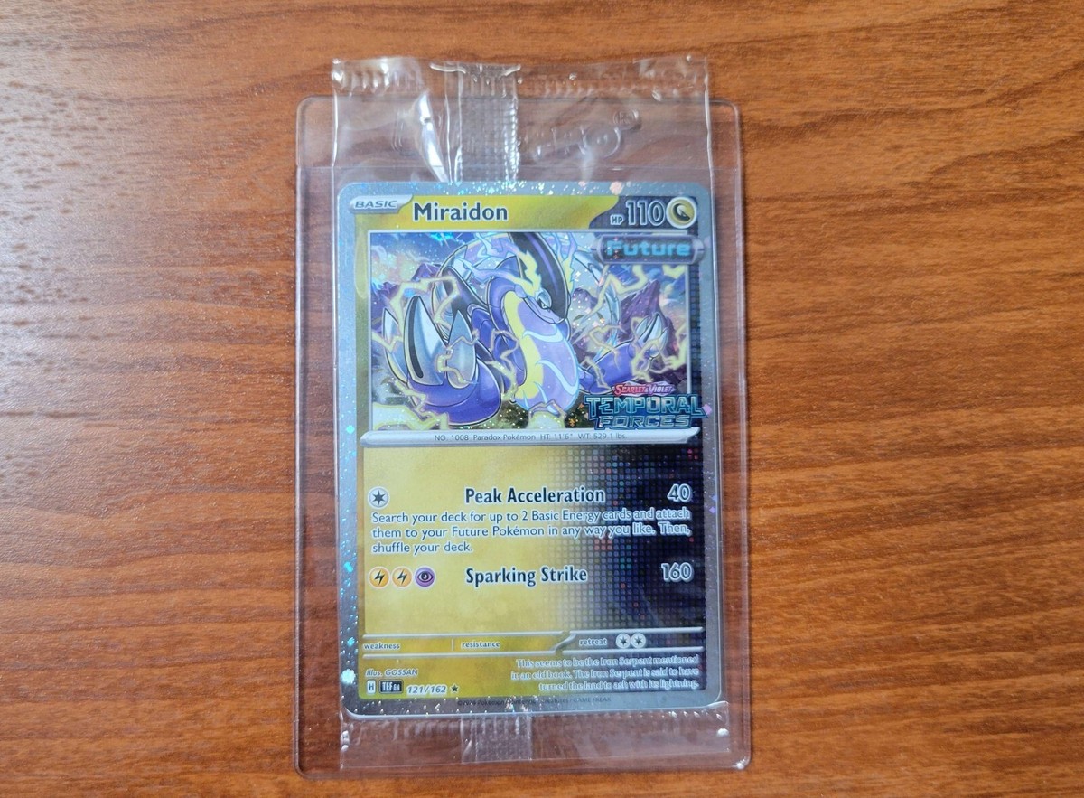 Sealed Pokmon Temporal Forces Miraidon 121/162 Best Buy Exclusive Promo  Mint | eBay