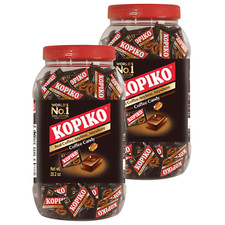 Kopiko Coffee Candy 28.21 oz Jar Hard Coffee Candy 2pk by US SELLER