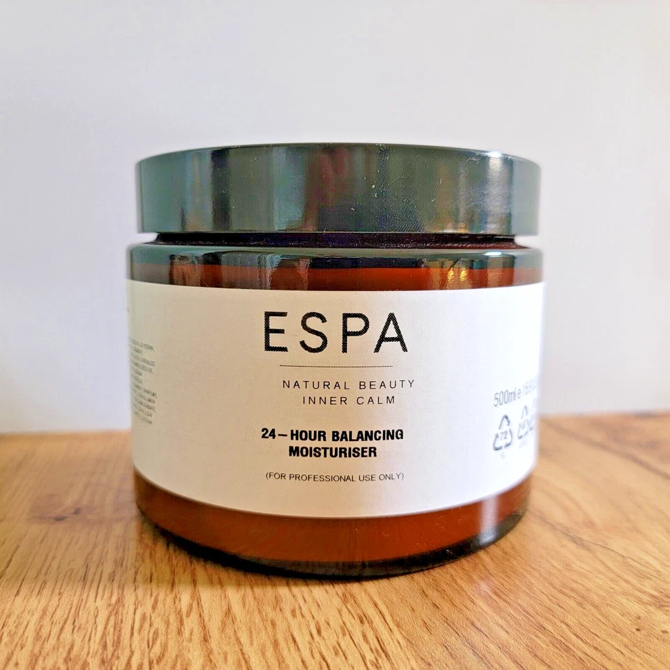 TOTALMENTE NUEVO Enorme Tarro de Crema Hidratante Equilibrante ESPA 16.9 OZ Todo el Día | Rostro y Cuerpo Foto 2 de 4