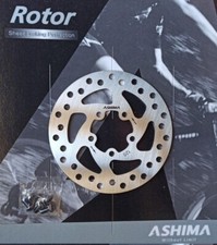 Ashima Disco Freno per Monopattino Elettrico 120mm Argento  Attacco 5 Fori