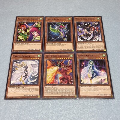 Yugioh Mai Valentine 63 Card Harpie Lady + Amazoness Deck Harpie's