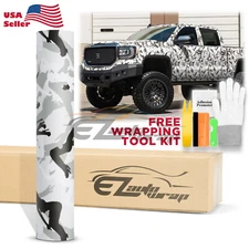 Camouflage Camo Morning Wood White Car Vinyl Wrap Sticker Decal Sheet Film DIY