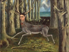 FRIDA KAHLO Surrealism Art Poster or Rolled Canvas Print "The Wounded Deer"