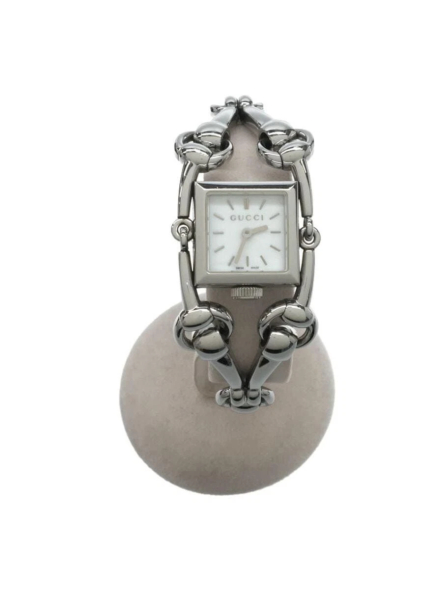Montre Femme GUCCI Analogique Blanc Argent YA116307 Occasion