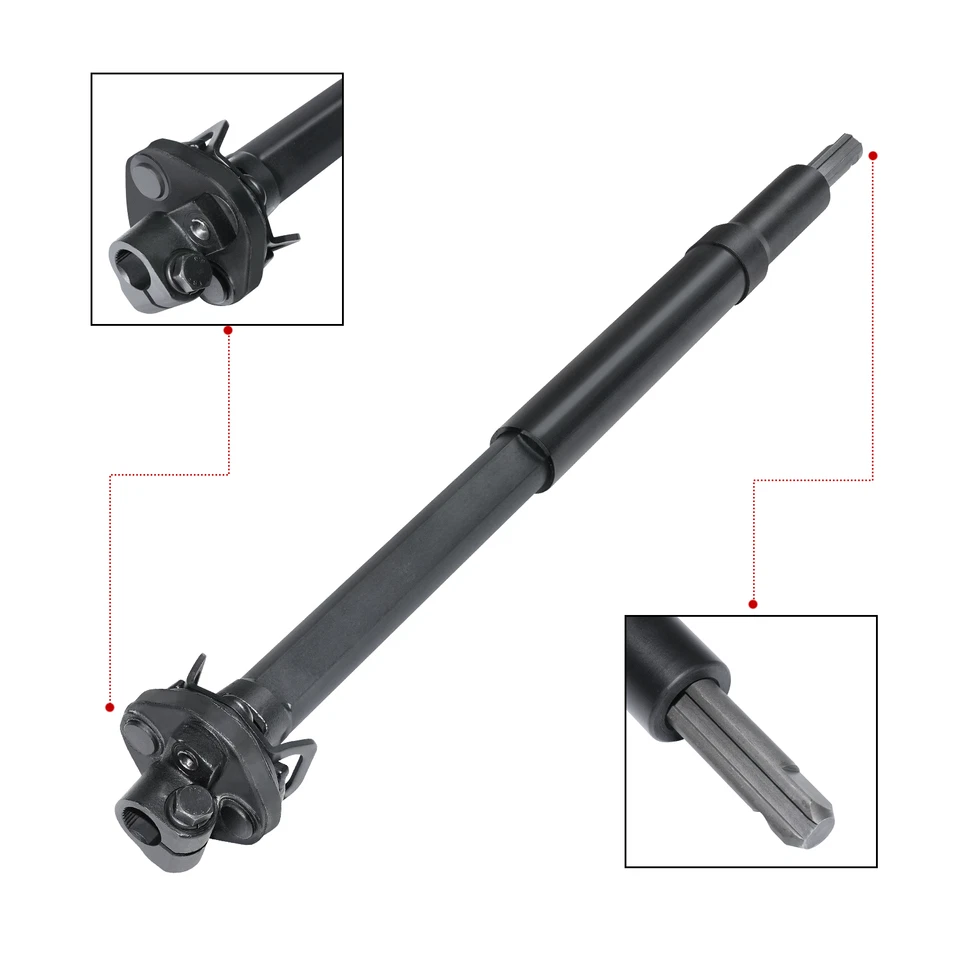 Lower Steering Shaft For Ford F-150 250 350 Bronco F-Super Duty 1992-1998 - Image 2 of 4