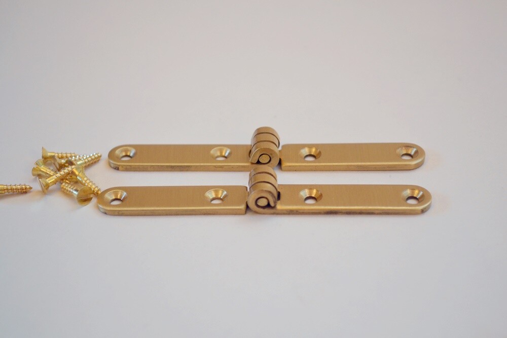 Writing Slope Hinges / Strap Hinges Solid Brass Prokraft WSH eBay