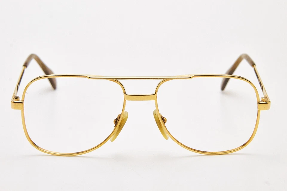 Gafas chapadas en oro vintage de los años 80 MENRAD M313 chapadas en oro Aviator Pilot Foto 3 de 4