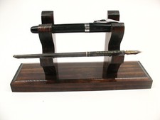 Fountain Pen Stand Ink Dip Pencil Holder Display Holds 2 Pens 676