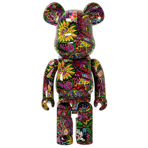 Psychedelic Paisley 1000% Bearbrick by Medicom Toy