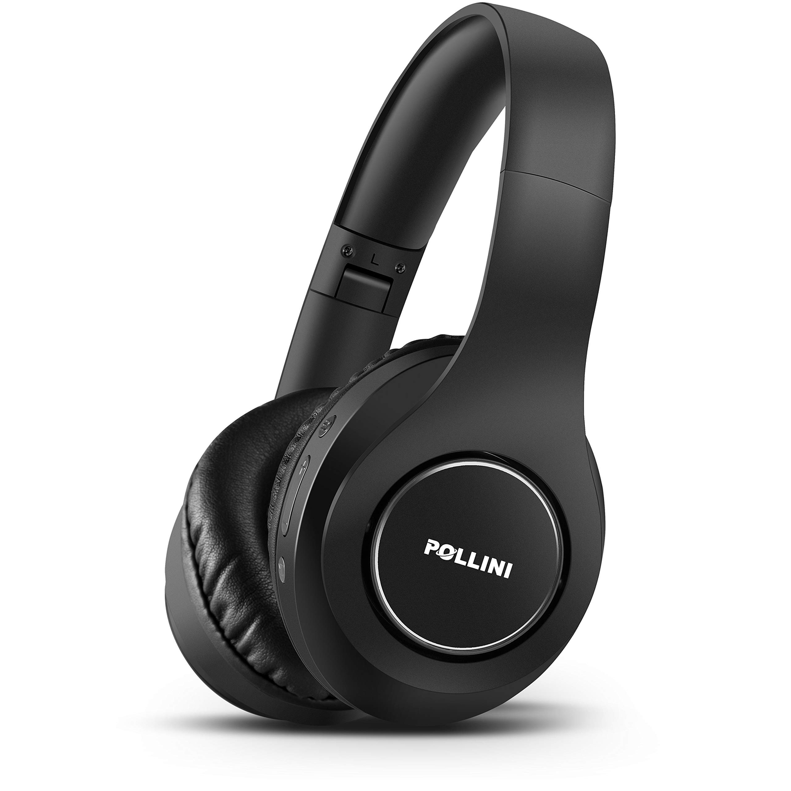 pollini Bluetooth Headphones Wireless 40H Playtime Foldable Over Ear Headphon...