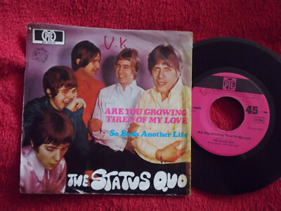Status Quo - Are you growing tired of my love / So ends another life   PYE  45