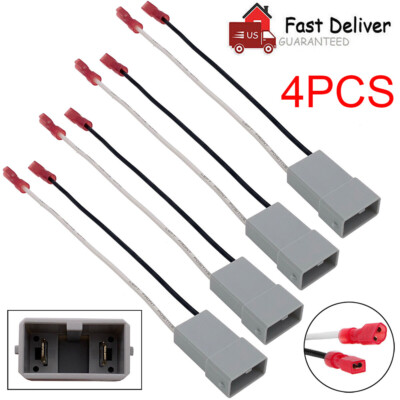 #ad #ad 4x Speaker Connector Harness Adapter For Honda Accord 1982 2020 1986 2020 Civic $9.99
