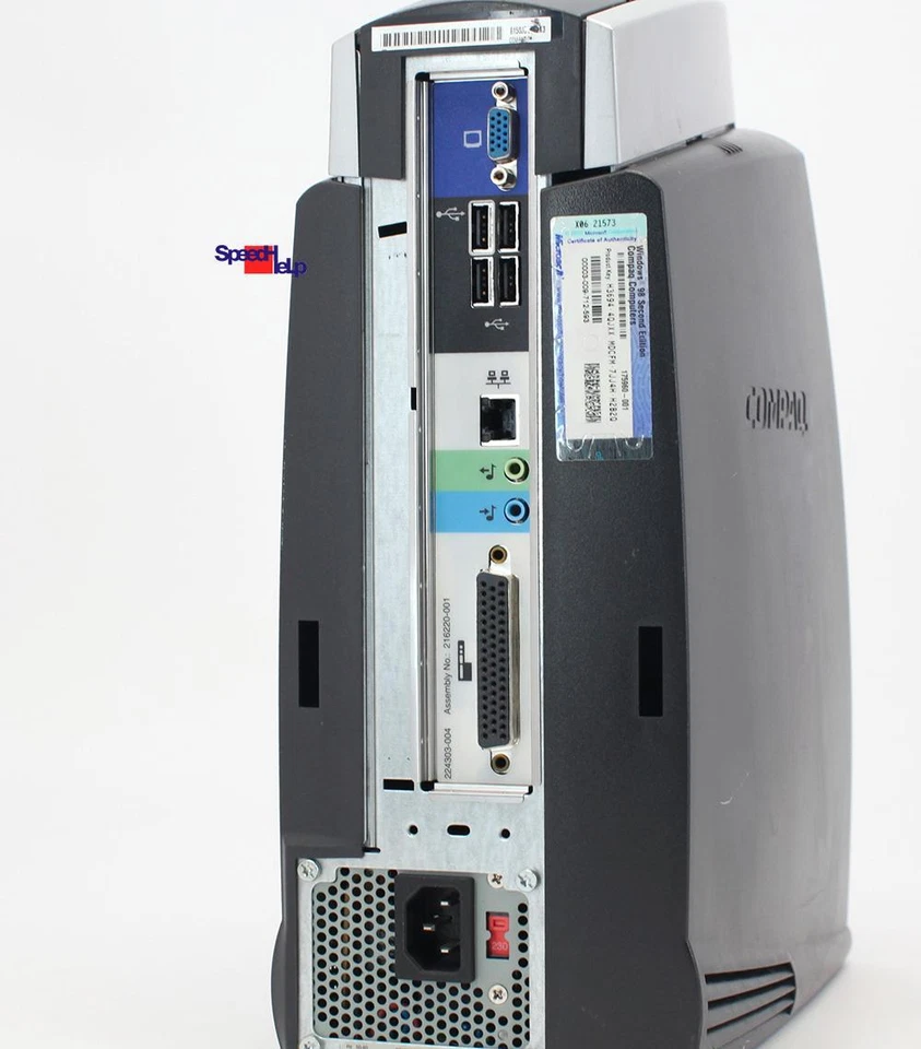 Compaq iPAQ Desktop Ordenador Celeron 800MHZ Windows 98 Lan 20GB 128MB Pentium 3 - Imagen 3 de 4