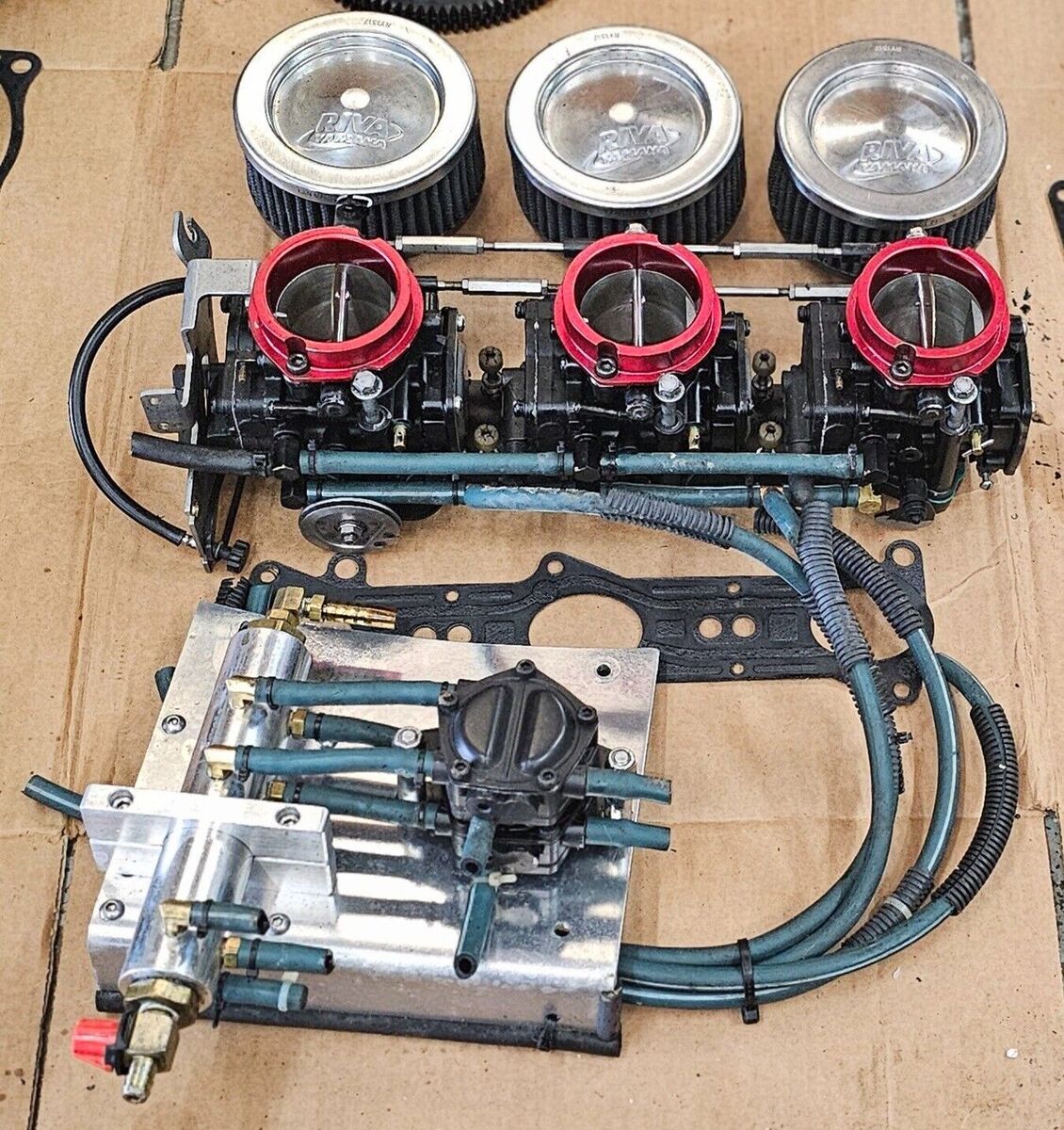Yamaha GP1200R GP 1200 R 66V triple carbs carburetors Yamaha GP1200R GP 1200 R 66V triple carbs carburetors