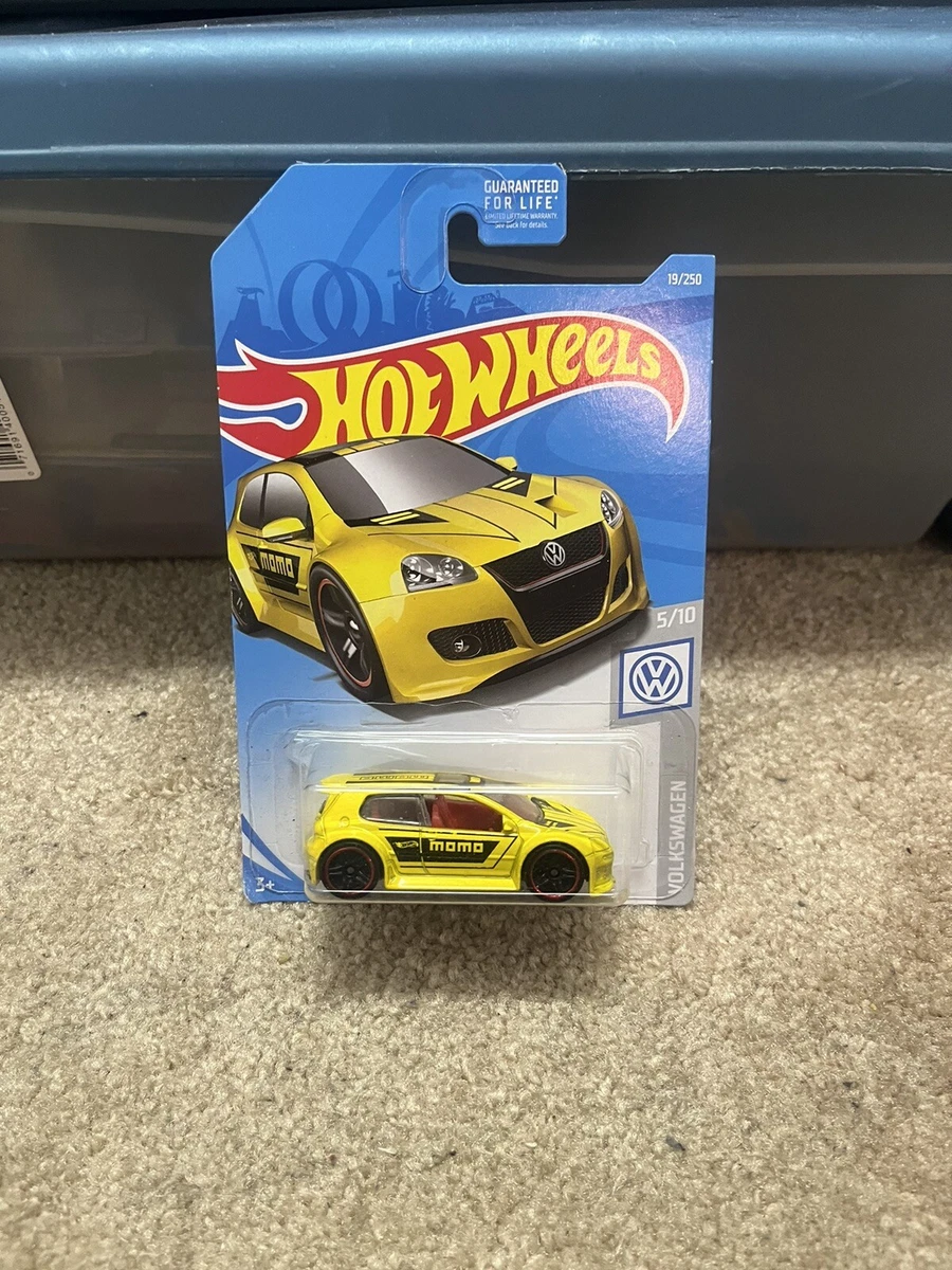 Hot Wheels Volkswagen Golf GTI 2019 VW 5 10 19 250 Yellow VW