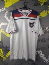 England Jersey Retro Replicas football shirt 1980 - 1983 Score Draw Men L ig93