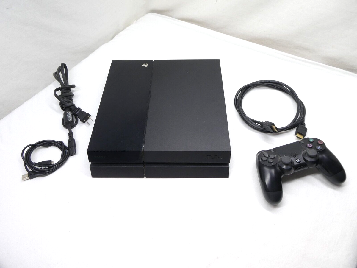Sony PlayStation 4 500GB Jet Black Console with controller Tested