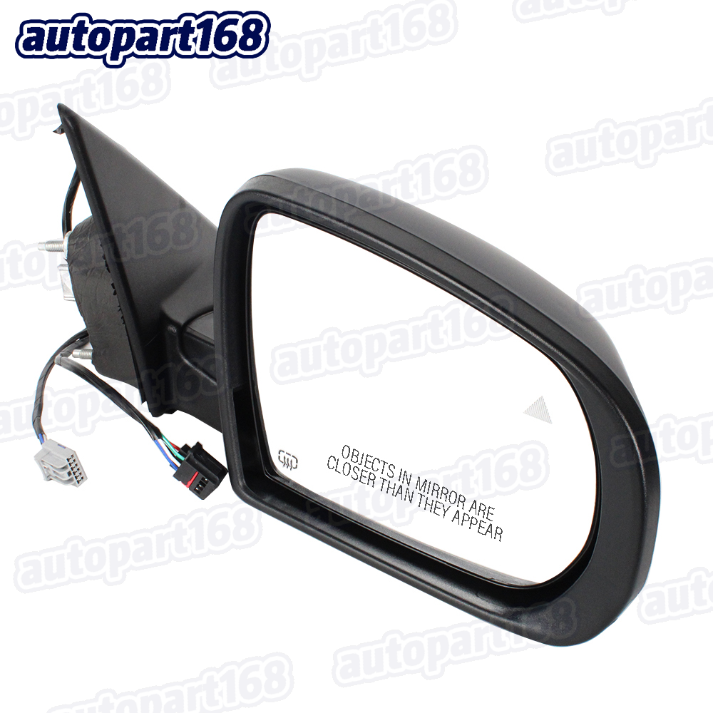KARPAL Power Heated Passenger Side Mirror For Jeep Compass 2017-2022 – Black, Manual Fold