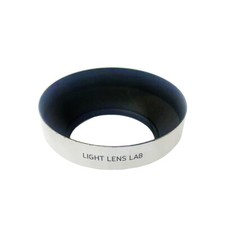Light lens lab Lens Hood Gegenlichtblende IROOA Screw mount 35mm 50mm F2 Silver