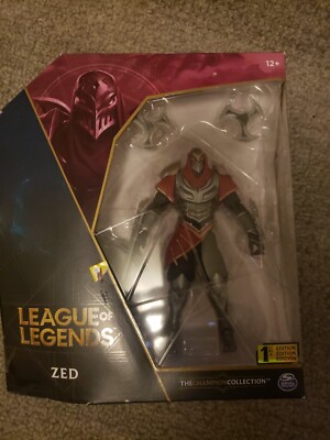 League of Legends Zed Action Figure First (1st) Edition 6'' Spin Master NIB