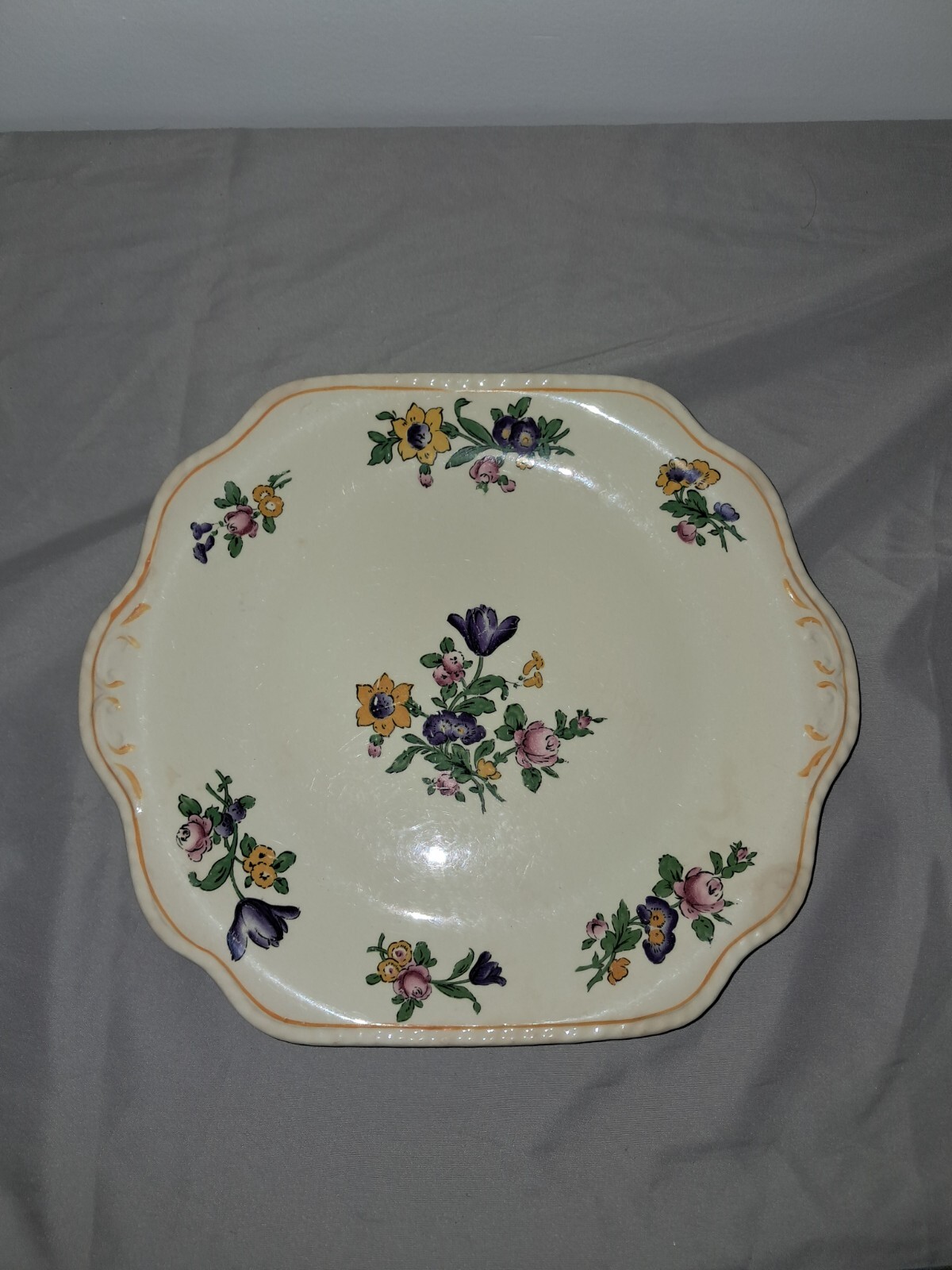 Vintage Steubenville Ivory Floral 11