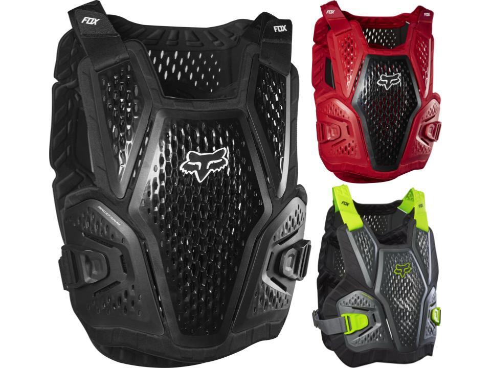 Fox MX Raceframe Roost Black Red Adult Chest Protector Guard