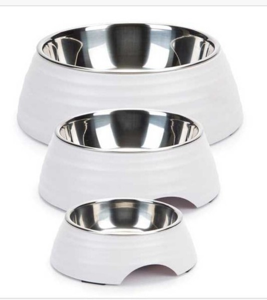 Hunde Napf, Melamin, Rimpu Weiß, Beeztees, 350Ml, Xl, Wassernapf, Fressnapf, Neu-image