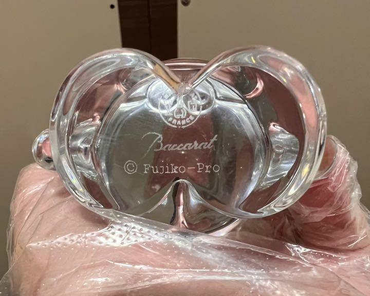 Baccarat Doraemon Figul Doll Crystal Glass Ornament w/ Box Height