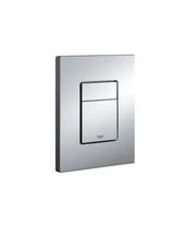 GROHE chrome WC dual flush plate Double Vertical Horizontal 38966000