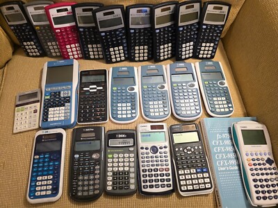 29x Calculator Collection (Texas Instruments, SHARP, CASIO) Includes Graphing
