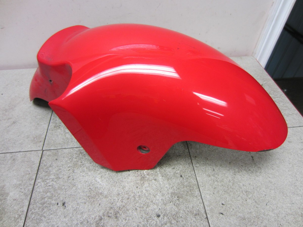 ランランル　　12枚 02-03 KAWASAKI NINJA ZX12R ZX12 RED FRONT WHEEL FENDER COWL