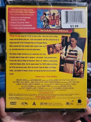 House Party 2 1991 DVD Rare Hard To Find OOP Snapcase Factory
