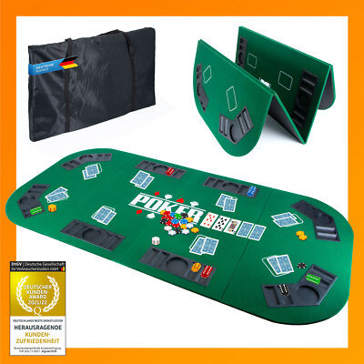 Pokertischauflage Pokermatte Pokerauflage Texas Holdem Casino Karten XXL Luxus