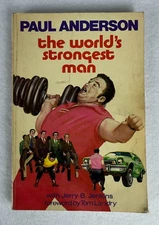 Paul Anderson The World’s Strongest Man Paperback Jerry Jenkins 1970s Bio