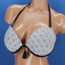 Shade  Shore Underwire Lined Halter Bikini Top Size 36C H5708