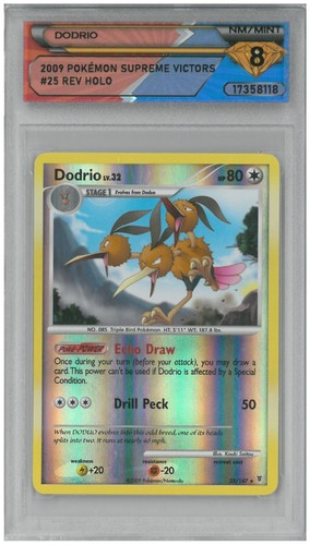 2009 Pokémon Supreme Victors DODRIO #25/147 Reverse Holo 💎 DSG 8 NM/Mint